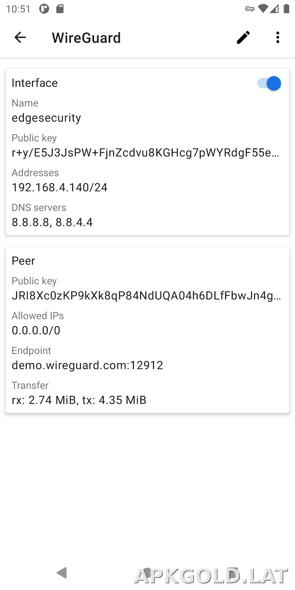 WireGuard скриншот 2